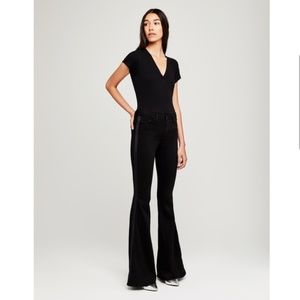 L'AGENCE SOLANA TUXEDO FLARE DENIM